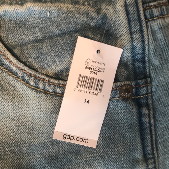 NWT! Gap kids distressed denim skirt - Picture 4 of 4